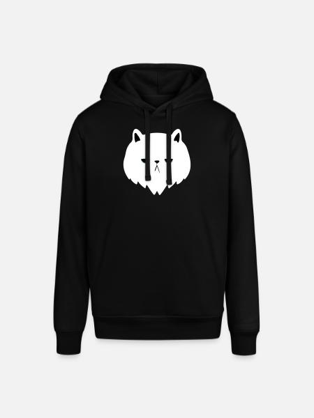 bored cat - Stanley/Stella SOUNDER Unisex Hoodie - black
