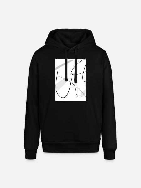 Linien und Punkte - Stanley/Stella Unisex Hoodie SOUNDER - Schwarz