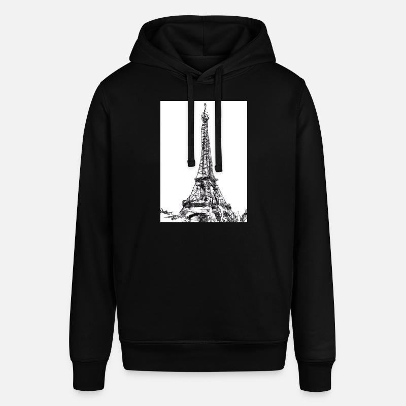 Eiffelturm-Gemälde - Stanley/Stella Unisex Hoodie SOUNDER - Schwarz
