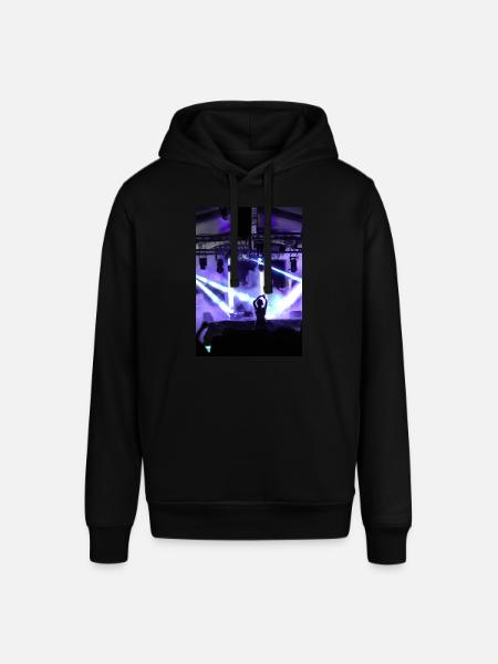 DJ beim Festival - Stanley/Stella Unisex Hoodie SOUNDER - Schwarz