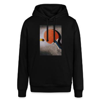 Tischtennisschläger - Stanley/Stella Unisex Hoodie SOUNDER - Schwarz - Vorne - Alina (178cm) & Michal (187cm)