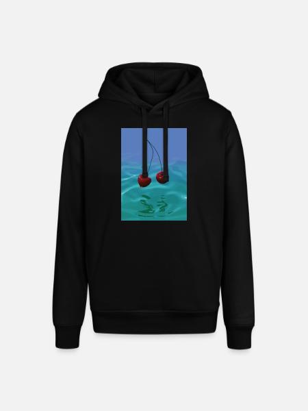 Zwei Kirschen - Stanley/Stella Unisex Hoodie SOUNDER - Schwarz