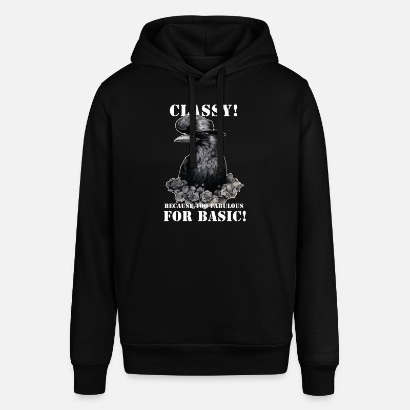Corbeau steampunk - Sweat à capuche SOUNDER Stanley/Stella Unisexe - noir