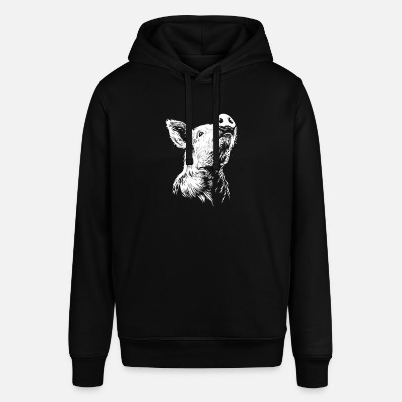 Silhouette de cochon mignon - Sweat à capuche SOUNDER Stanley/Stella Unisexe - noir