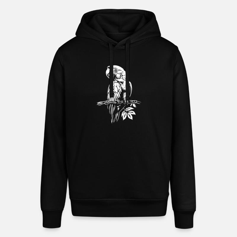 Perroquet blanc - Sweat à capuche SOUNDER Stanley/Stella Unisexe - noir
