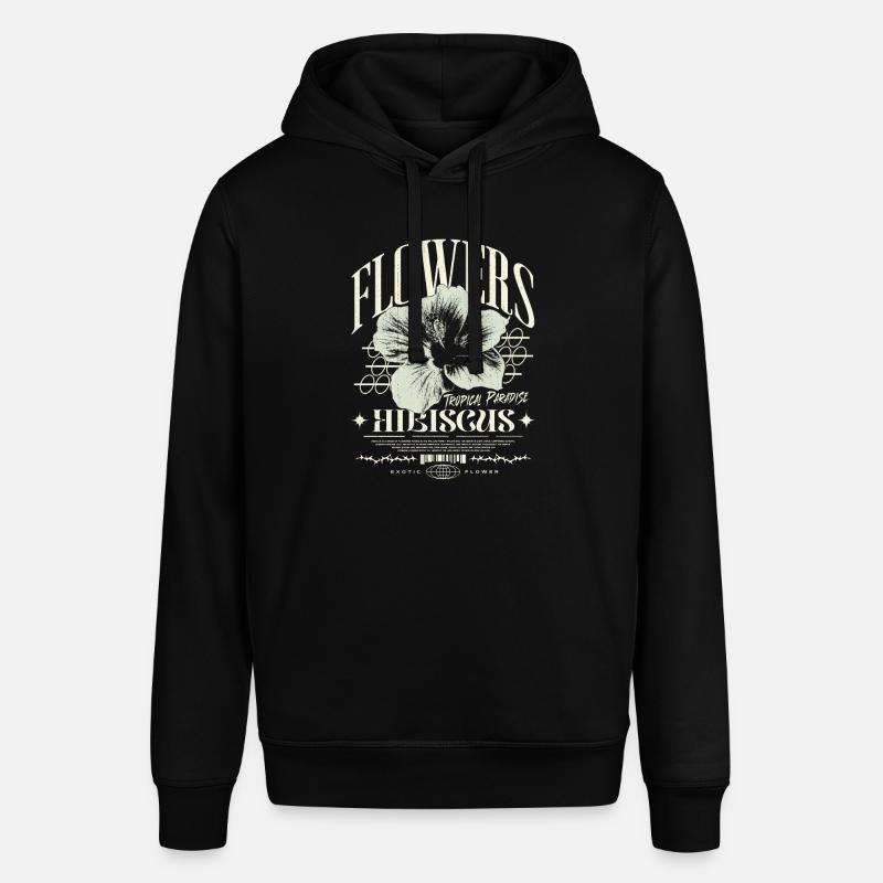 Fleur d’hibiscus Fleur d’hibiscus - Sweat à capuche SOUNDER Stanley/Stella Unisexe - noir