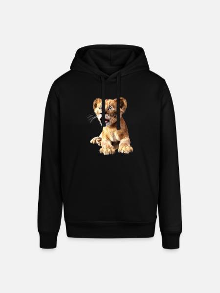 Leo, løve baby, stjernetegn Tegn Leo - Stanley/Stella SOUNDER unisex hoodie - sort