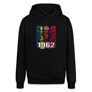 Best Of 1962 Stereo Radio Cassette Player - Stanley/Stella SOUNDER Unisex Hoodie - black - Front - Alina (178cm) & Michal (187cm)