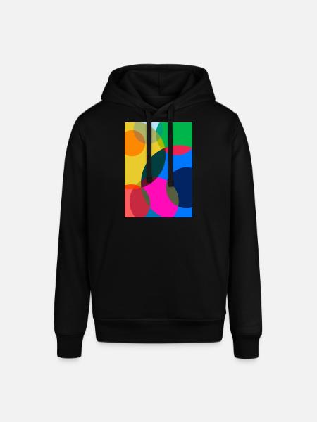 Abstract Painting - Stanley/Stella SOUNDER Unisex Hoodie - black