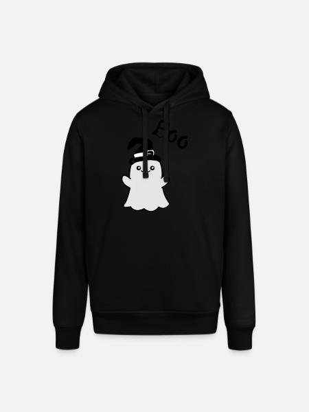 Funny Ghost Boo - Stanley/Stella SOUNDER Unisex Hoodie - black