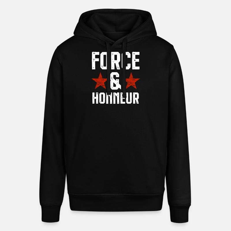 Force et honneur 1 - Sweat à capuche SOUNDER Stanley/Stella Unisexe - noir