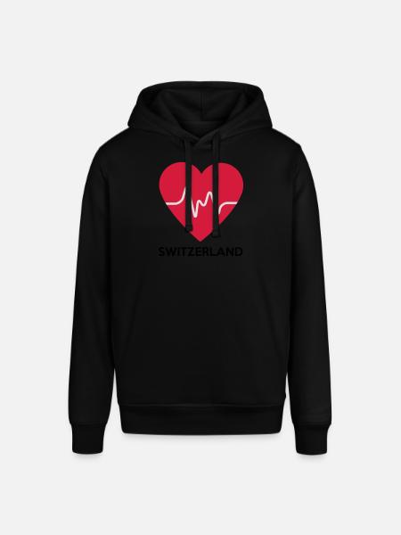 Heart Switzerland - Stanley/Stella SOUNDER Unisex Hoodie - black