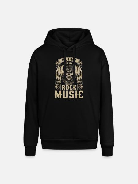 Rock, Hardrocker, Heavy Metal - Stanley/Stella Uniseks biologische hoodie SOUNDER - zwart