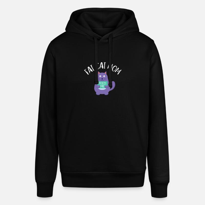 Obésité du gros chat - Sweat à capuche SOUNDER Stanley/Stella Unisexe - noir