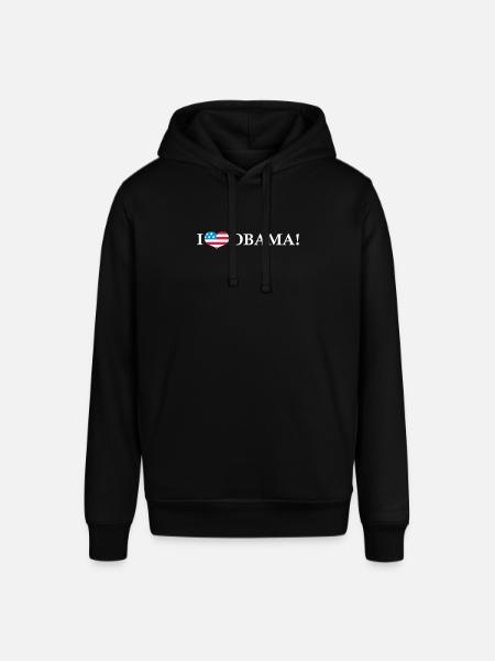 I <3 Obama - Stanley/Stella SOUNDER Unisex Hoodie - black