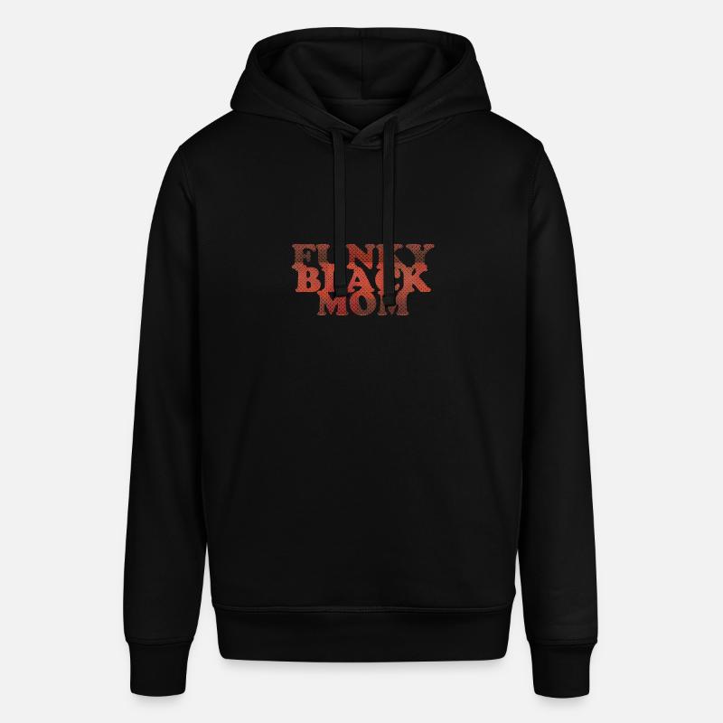 Funky Black Mom - Sweat à capuche SOUNDER Stanley/Stella Unisexe - noir