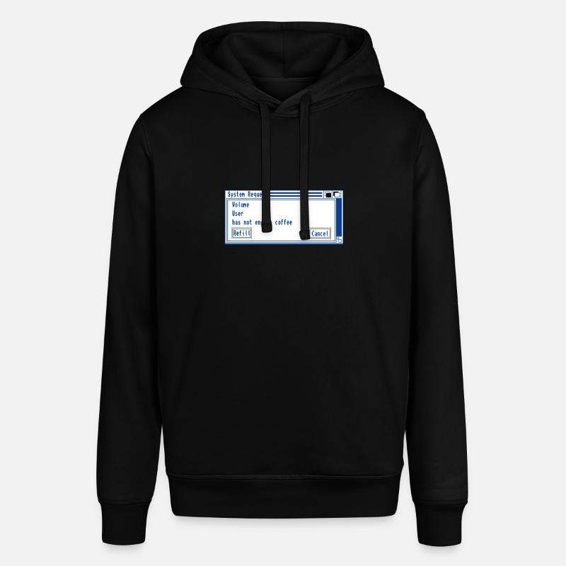 Coffee Checkbox System Request - Stanley/Stella SOUNDER Unisex Hoodie - black