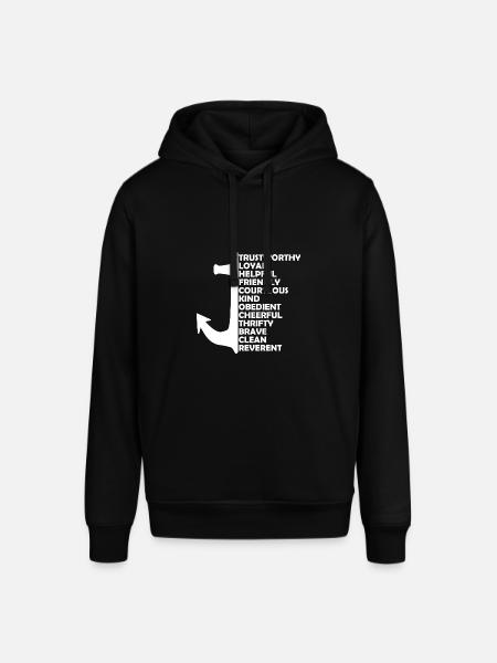 Sea Scout Laws Oath - Stanley/Stella SOUNDER Unisex Hoodie - black