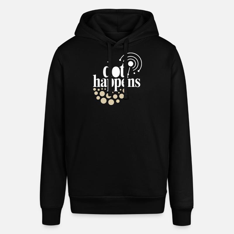 Dot Happens Morse Code Fun - Sweat à capuche SOUNDER Stanley/Stella Unisexe - noir