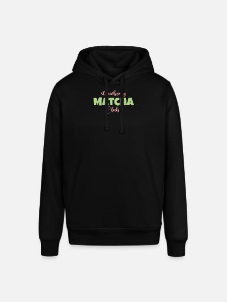Strawberry Matcha Club - Stanley/Stella Unisex Hoodie SOUNDER - Schwarz