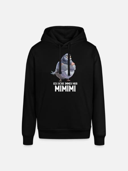 Taube Täubchen Vogel Taubenzüchter Mimimi - Stanley/Stella Unisex Hoodie SOUNDER - Schwarz