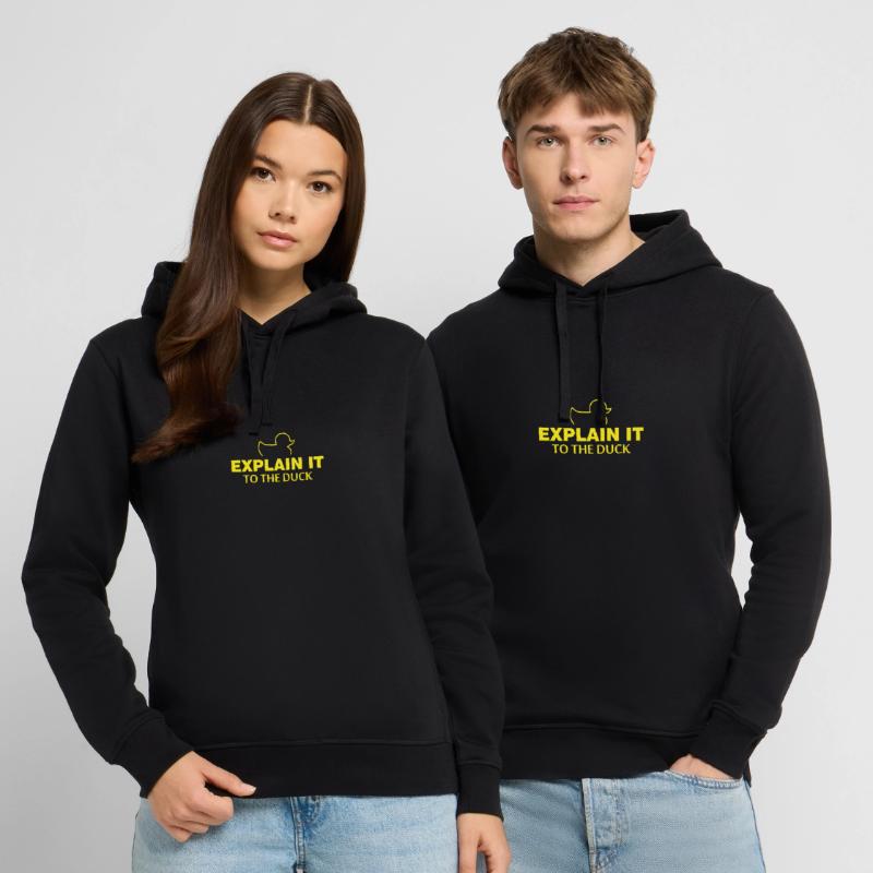 Explain it to the duck nerd programmer gift Stanley/Stella SOUNDER Unisex Hoodie