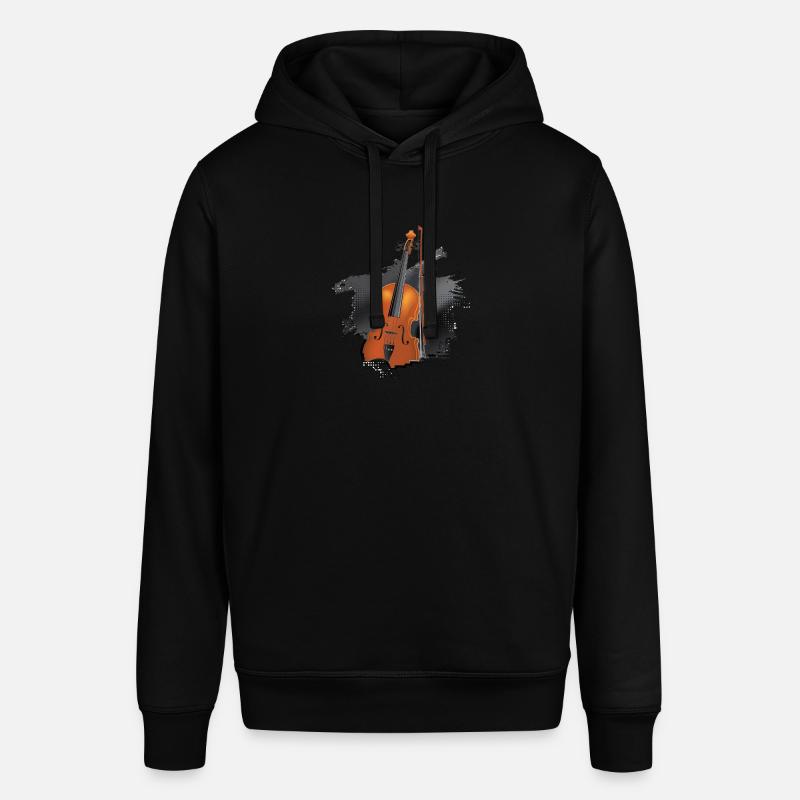 Violine oder Violine auf Schwedisch - Stanley/Stella Unisex Hoodie SOUNDER - Schwarz