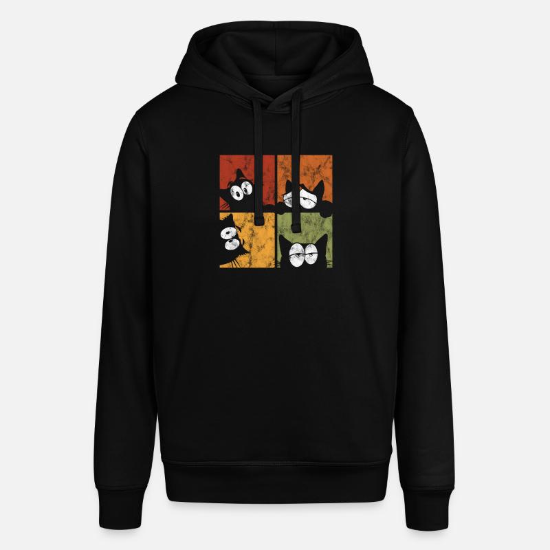 Chat chat chat de chat - Sweat à capuche SOUNDER Stanley/Stella Unisexe - noir