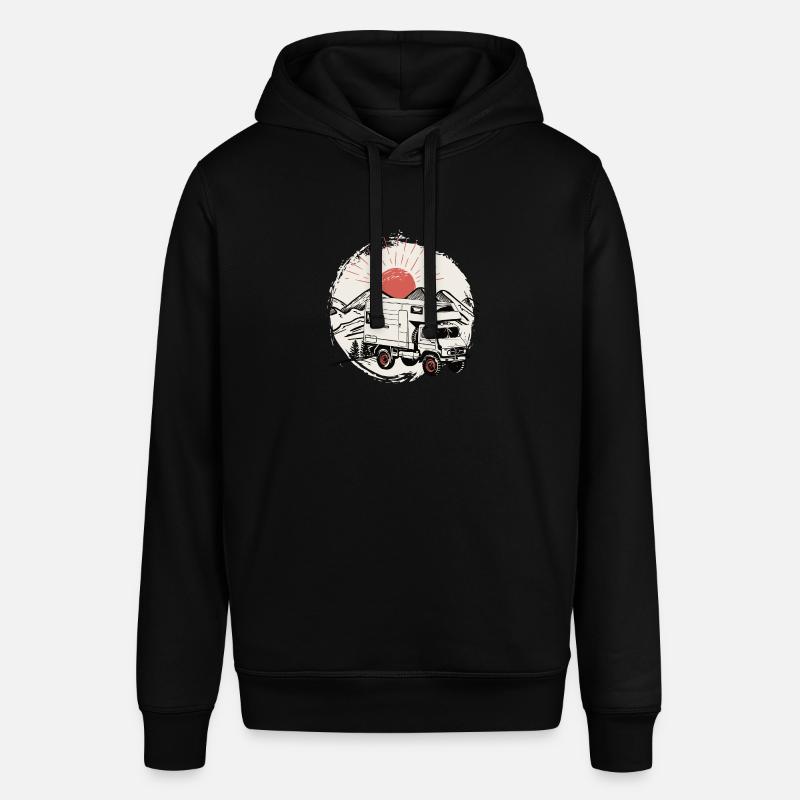 Camping - Unimog - Aventure - Oldtimer - Sweat à capuche SOUNDER Stanley/Stella Unisexe - noir