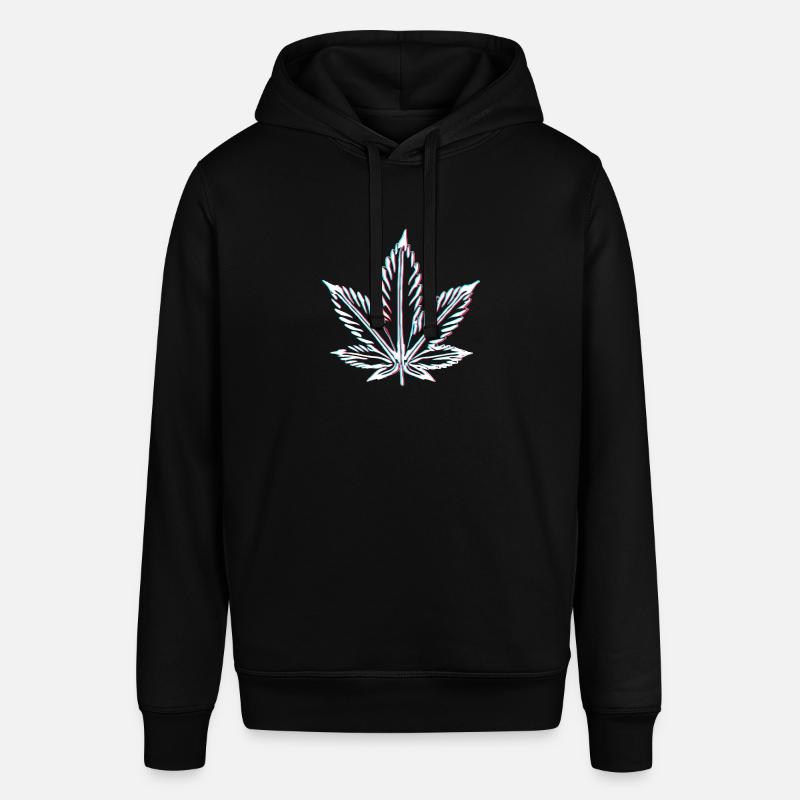 Feuille de cannabis Ganja - Sweat à capuche SOUNDER Stanley/Stella Unisexe - noir