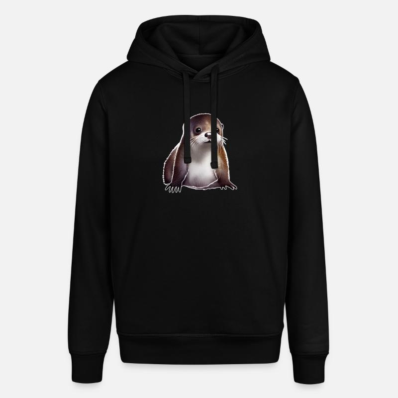 Bébé Loutre 2 - Sweat à capuche SOUNDER Stanley/Stella Unisexe - noir