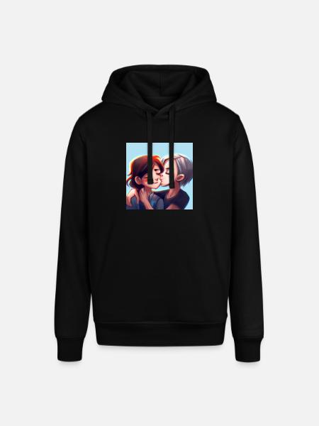 LGBT Queer kiss 🌈🌈 - Stanley/Stella SOUNDER Unisex Hoodie - black