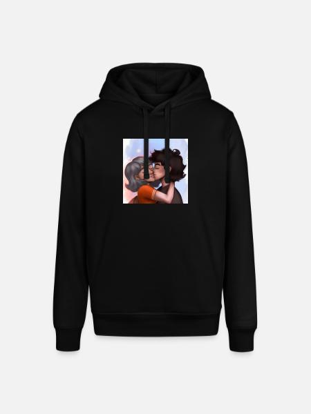 LGBT Queer kiss 🌈🌈 - Stanley/Stella SOUNDER Unisex Hoodie - black
