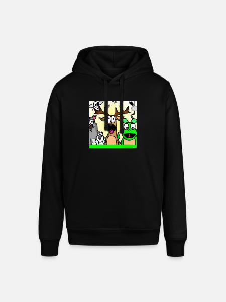 Crazy Amimals - Stanley/Stella Unisex Hoodie SOUNDER - Schwarz
