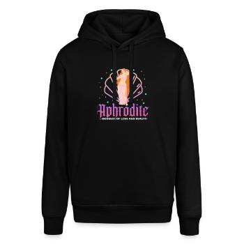 Déesse aphrodite de l’amour et de la beauté Design - Sweat à capuche SOUNDER Stanley/Stella Unisexe - noir - Devant - Alina (178cm) & Michal (187cm)