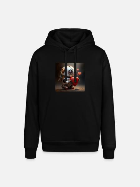 Love Robot - Stanley/Stella Unisex Hoodie SOUNDER - Schwarz