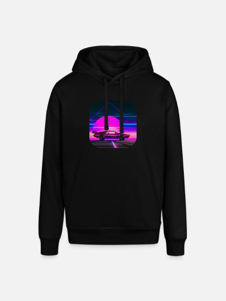 Retour aux années 80 | Synthwave - Sweat à capuche SOUNDER Stanley/Stella Unisexe - noir