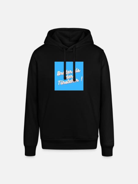 Breiter als der Türsteher - Stanley/Stella Unisex Hoodie SOUNDER - Schwarz