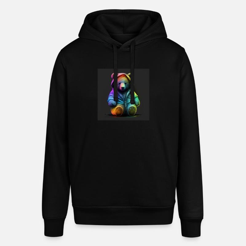 PELUCHE - DOUX NOUNOURS - IDEE CADEAU - Sweat à capuche SOUNDER Stanley/Stella Unisexe - noir