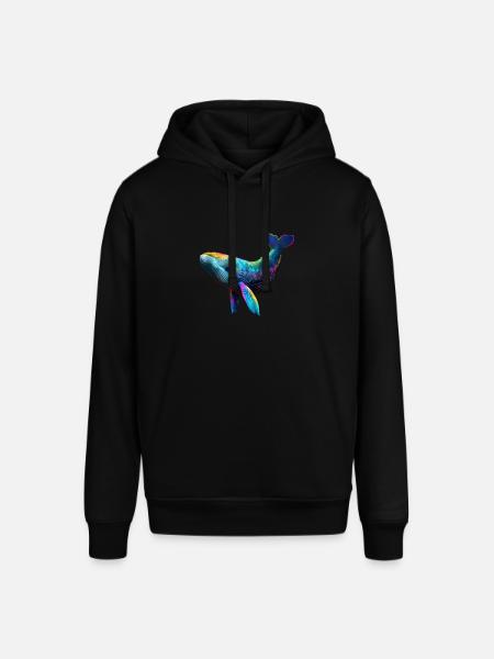 URSPRÜNGLICHER WAL - Stanley/Stella Unisex Hoodie SOUNDER - Schwarz