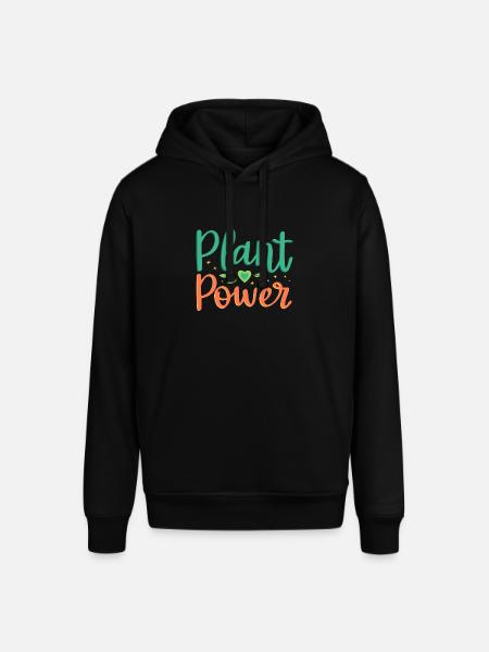 Power of plants - Stanley/Stella SOUNDER Unisex Hoodie - black