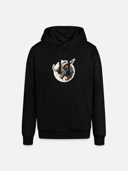 Stier Büffel - Stanley/Stella Unisex Hoodie SOUNDER - Schwarz