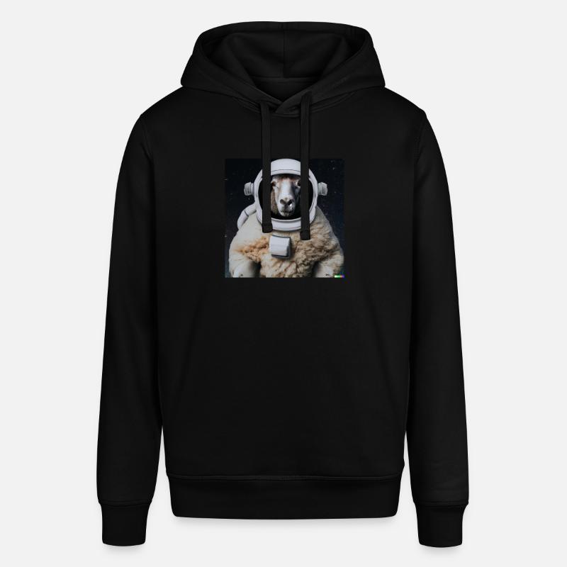 Les moutons stronautes conquièrent l’espace !? - Sweat à capuche SOUNDER Stanley/Stella Unisexe - noir