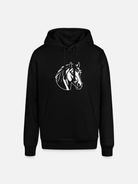 Pferd Pferdekopf Pony - Stanley/Stella Unisex Hoodie SOUNDER - Schwarz