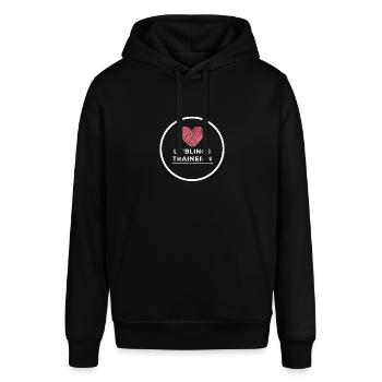 Gardetrainerin - Stanley/Stella Unisex Hoodie SOUNDER - Schwarz - Vorne - Alina (178cm) & Michal (187cm)