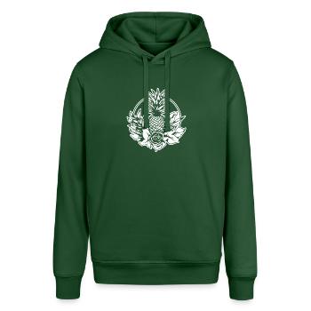 Ananas - Stanley/Stella Unisex Hoodie SOUNDER - Flaschengrün - Vorne - Alina (178cm) & Michal (187cm)
