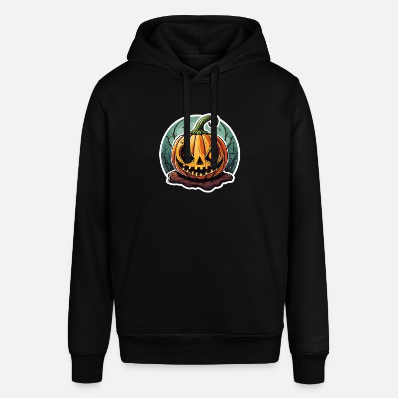 Finsterer Jack o' Lantern Kürbis - Stanley/Stella Unisex Hoodie SOUNDER - Schwarz