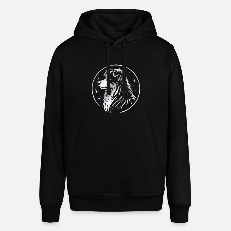 Dream dog Aussie silver - Stanley/Stella SOUNDER Unisex Hoodie - black