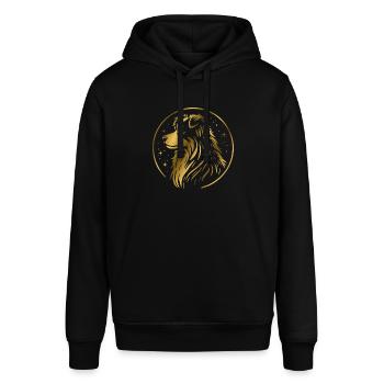 Dream dog Aussie gold - Stanley/Stella SOUNDER Unisex Hoodie - black - Front - Alina (178cm) & Michal (187cm)