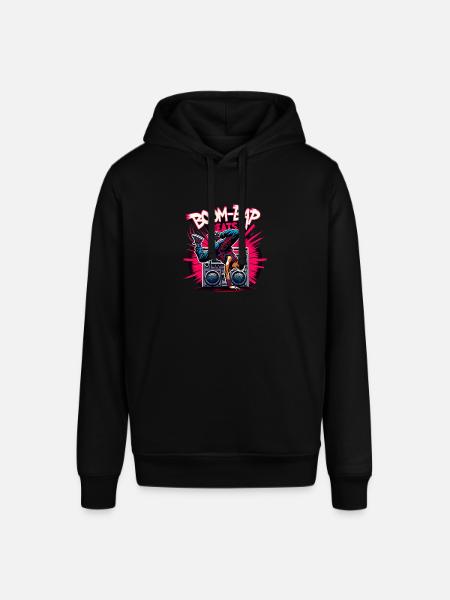 Boombox & Breakdance - Stanley/Stella SOUNDER Unisex Hoodie - black